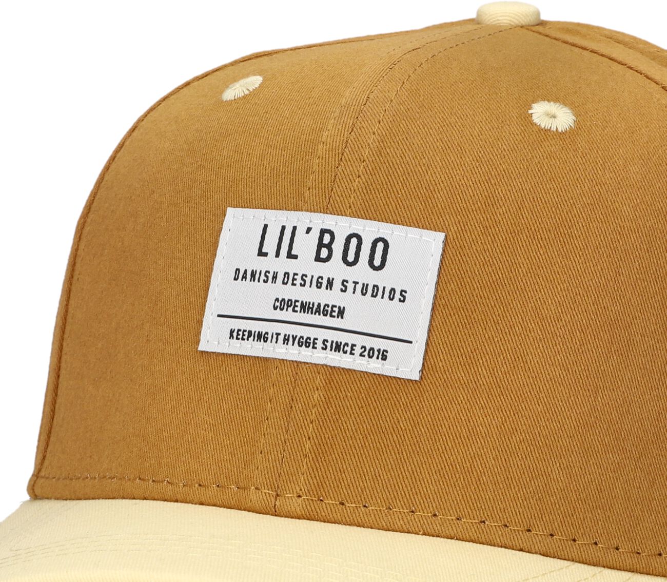LIL'BOO Jongens Petten Block Snapback B Camel XL