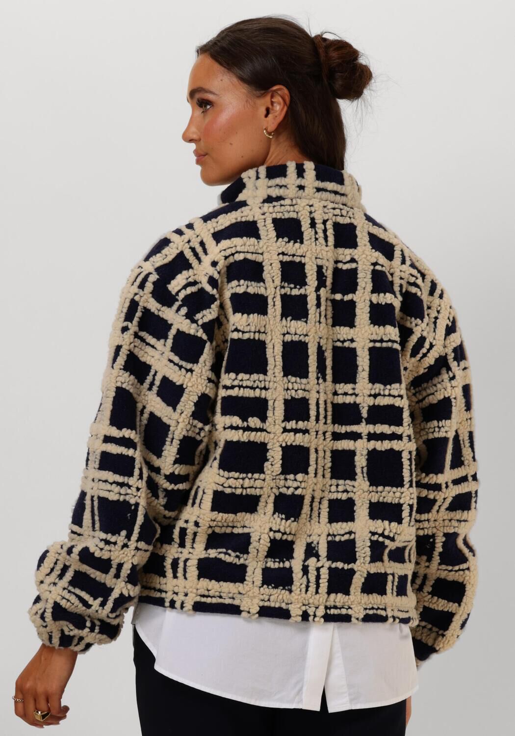ANOTHER LABEL Dames Truien & Vesten Sara Jacket Donkerblauw