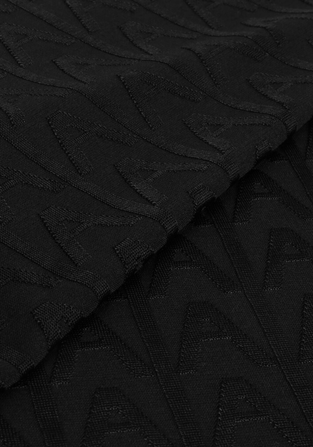 Zwarte ALIX THE LABEL T-shirt LADIES KNITTED A JACQUARD T-SHIRT - large