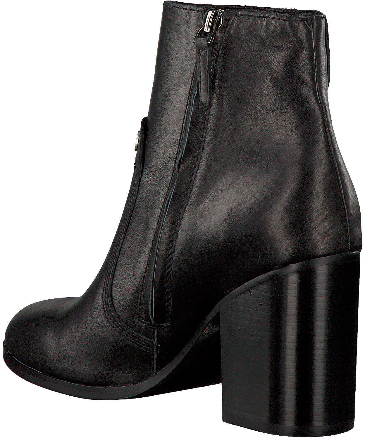 Zwarte LOLA CRUZ Enkellaarsjes BOTIN CON DETALLE DE REMANCHE Zwarte LOLA CRUZ Enkellaarsjes BOTIN CON DETALLE DE REMANCHE