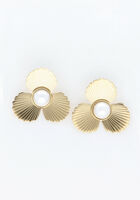 Goudkleurig NOTRE-V Oorbellen EARRING BLOOM - medium
