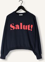 Donkerblauwe BY-BAR Sweater BIBI SALUT SWEATER Donkerblauwe BY-BAR Sweater BIBI SALUT SWEATER - medium