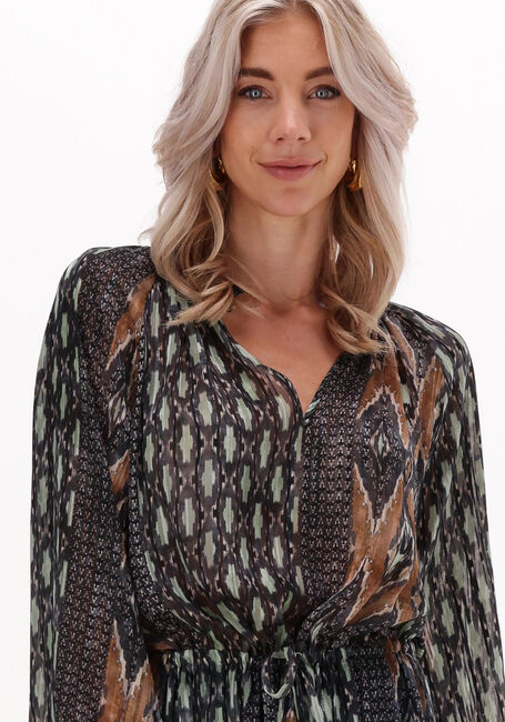 Multi SUMMUM Midi jurk DRESS IKAT MIX - large