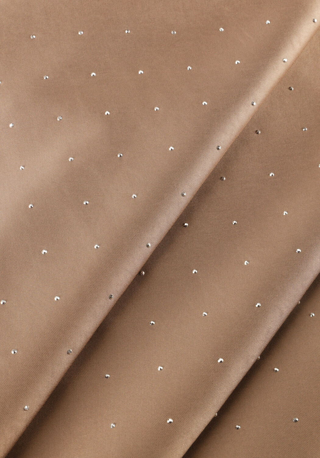 Beige NEO NOIR Maxirok VISO HEAVY SATEEN BEDAZ SKIRT - large