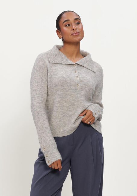 Lichtgrijze MSCH COPENHAGEN Trui MSCHBONDIE HOPE M PULLOVER - large