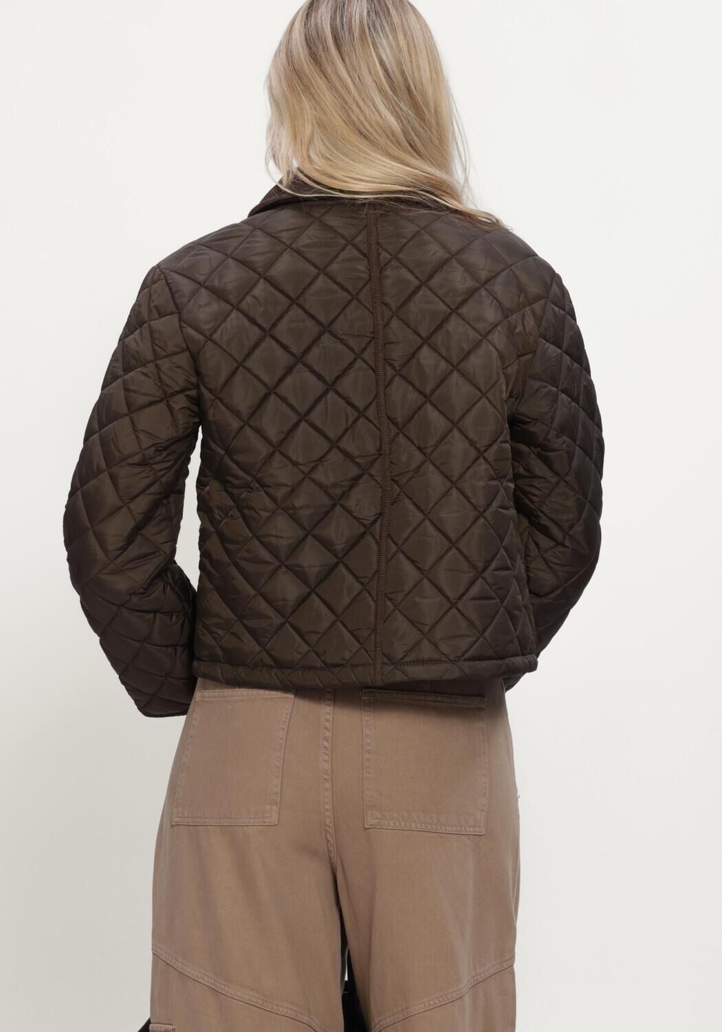 NEO NOIR Dames Jassen Kanya Quilt Jacke Bruin