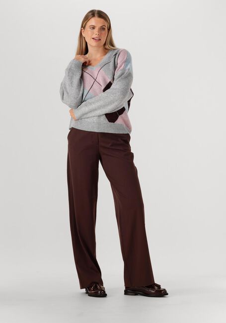 CO'COUTURE MAJA CHECK V NECK - large