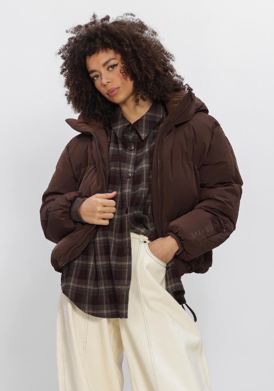 Bruine HARPER & YVE Gewatteerde jas IBBY-JA - large