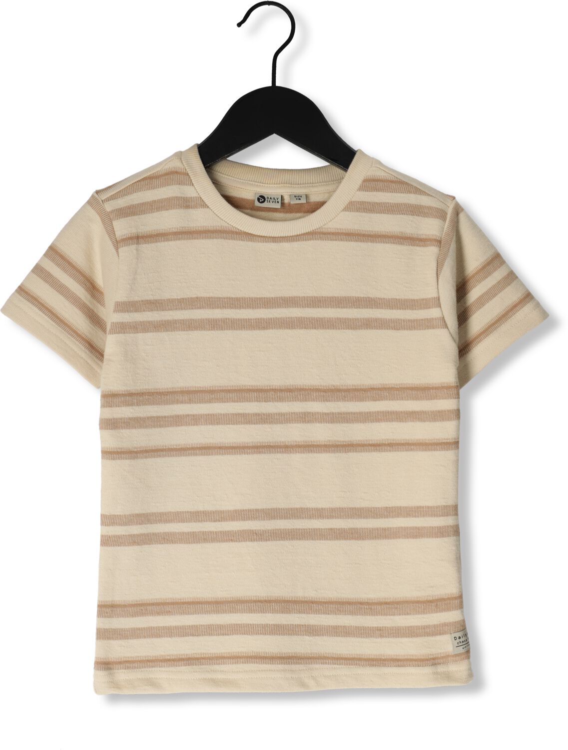 DAILY7 Jongens Polo's & T-shirts T-shirt Stripe Zand
