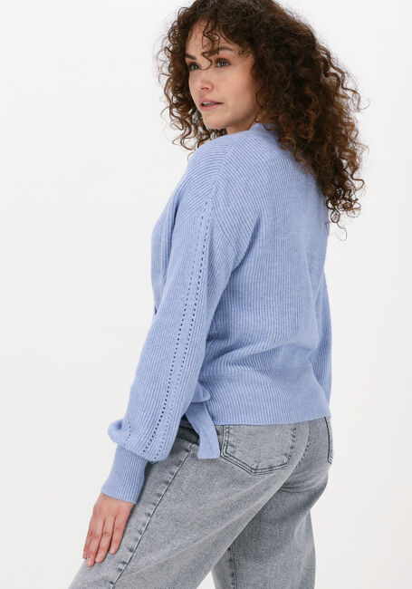 Lichtblauwe OBJECT Vest KILA L/S KNIT CARDIGAN - large