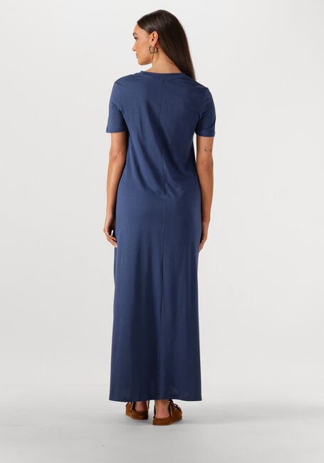 Blauwe MSCH COPENHAGEN Maxi jurk MSCHOLGA ORGANIC SS DRESS - large