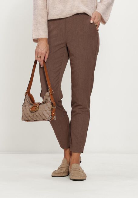 Bruine OBJECT Pantalon OBJLISA SLIM PANT NOOS - large