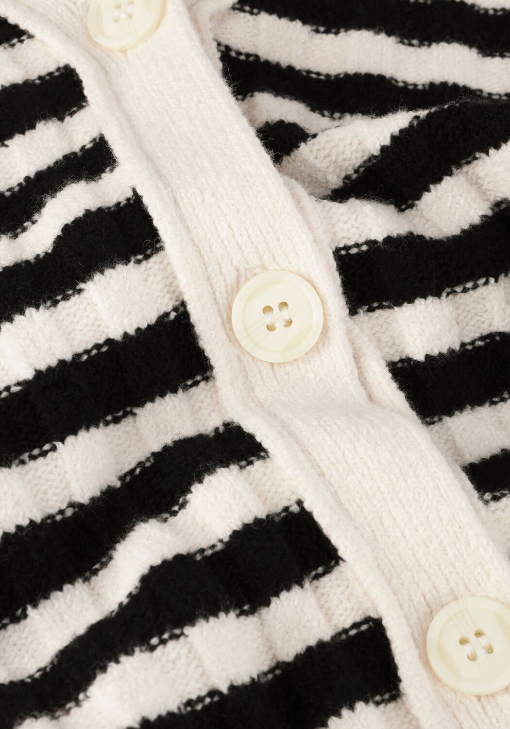 Zwarte MSCH COPENHAGEN Vest MSCHKITNA CARDIGAN STP - large