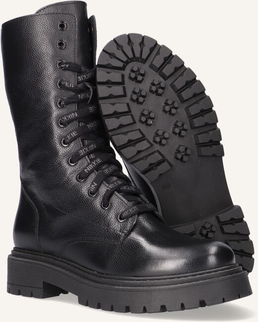 Zwarte NIKKIE Veterboots DEWIE  BOOTS Zwarte NIKKIE Veterboots DEWIE  BOOTS - large