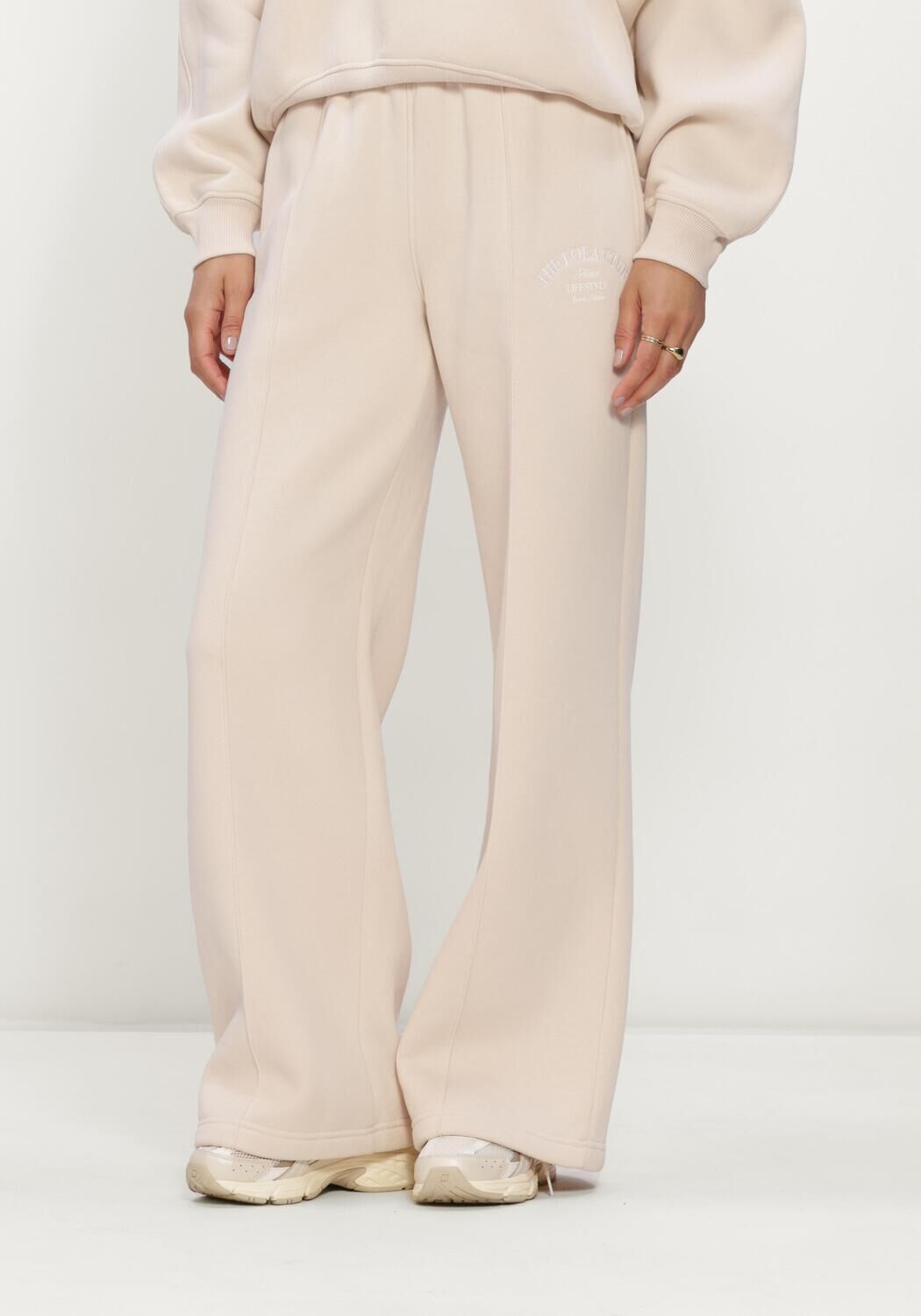 THE LOLA CLUB Dames Broeken Ebony Pants Beige