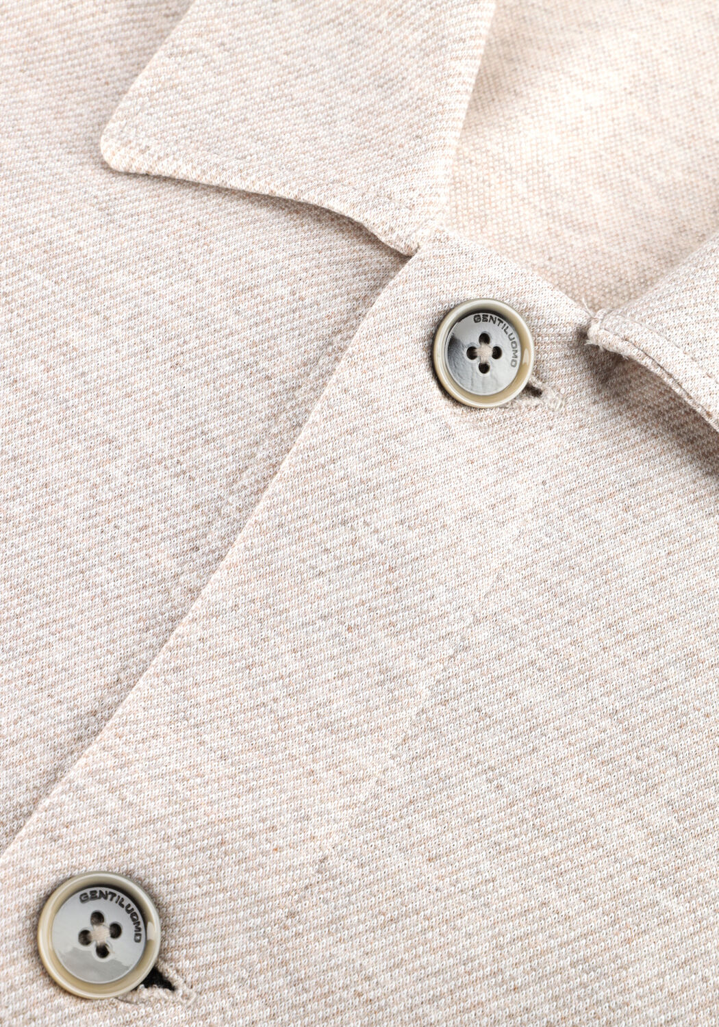 Beige GENTILUOMO Overshirts NAVIGLI SHIRT JACKET - large