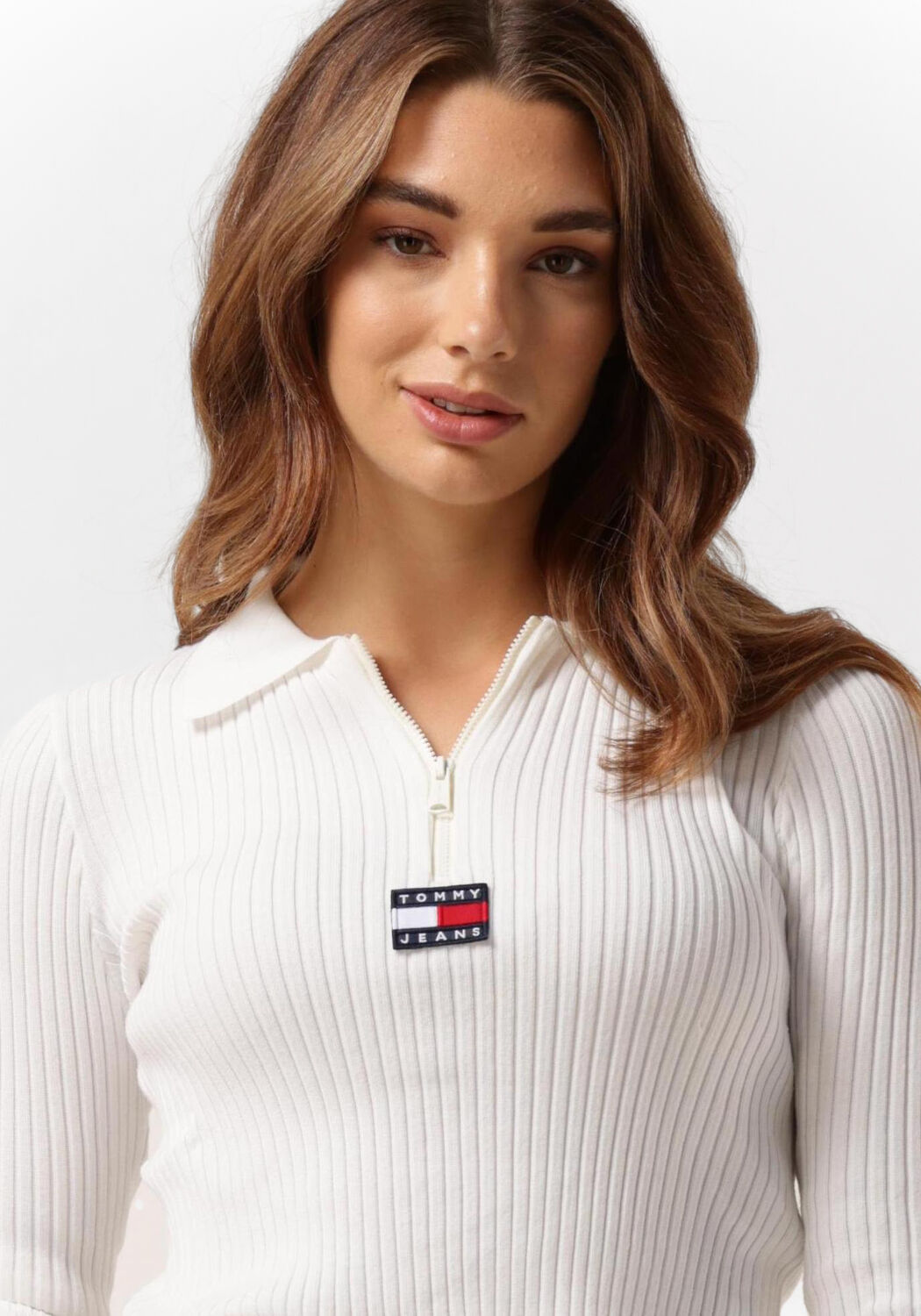 Tommy jeans witte trui deals