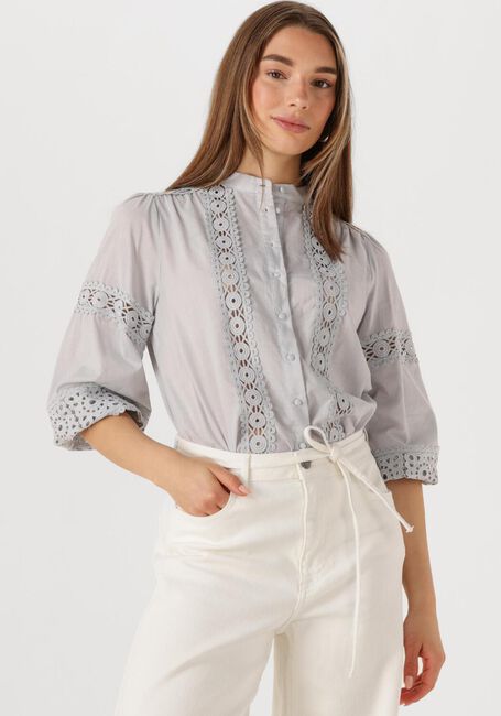 Grijze LOLLYS LAUNDRY Blouses JUNELL SHIRT LS - large