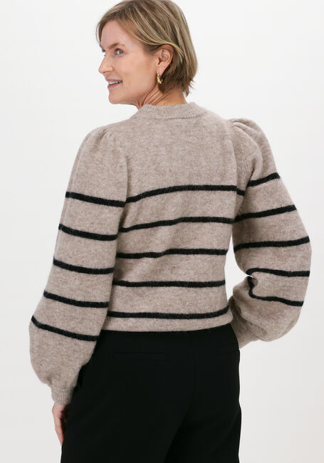 Zand GESTUZ Trui ALPHA GZ STRIPED PULLOVER - large