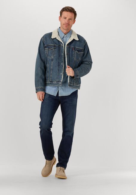 Blauwe LEVI'S Spijkerjas TYPE 3 SHERPA TRUCKER - large