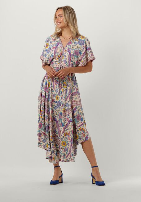 Multi LOLLYS LAUNDRY Midi jurk NIGHTINGALE DRESS - large