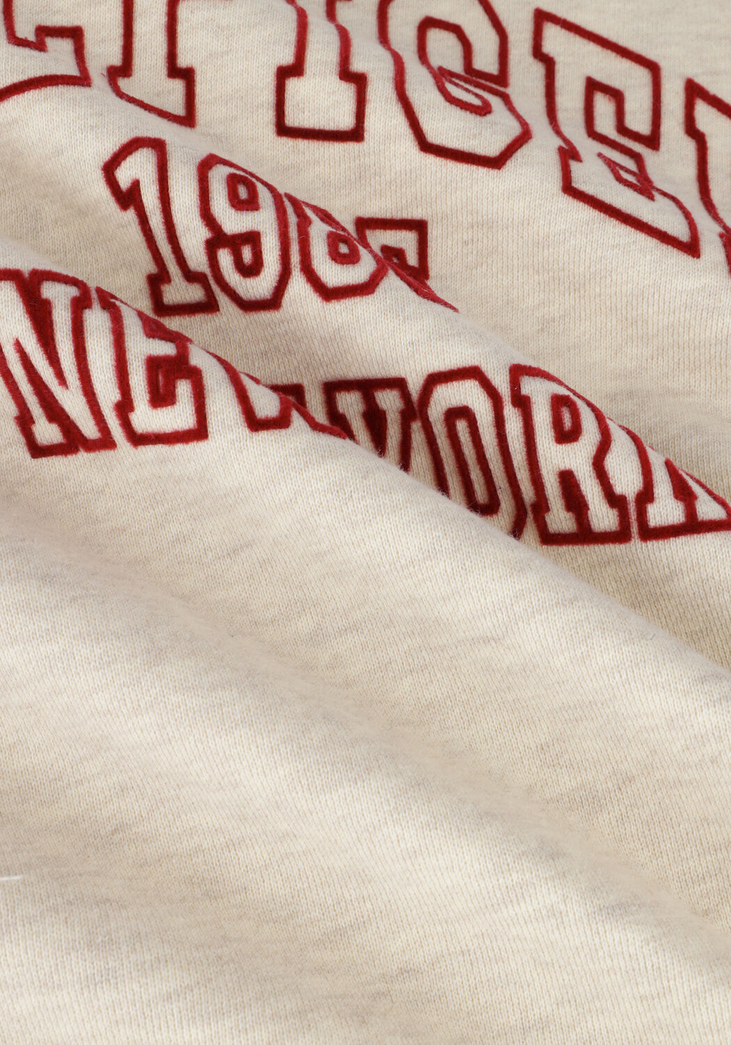 Beige TOMMY HILFIGER Trui RLX VARSITY OPEN-NK SWEATSHIRT - large