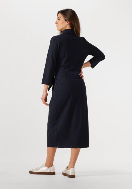 Zwarte PENN & INK Midi jurk DRESS NAVY - large