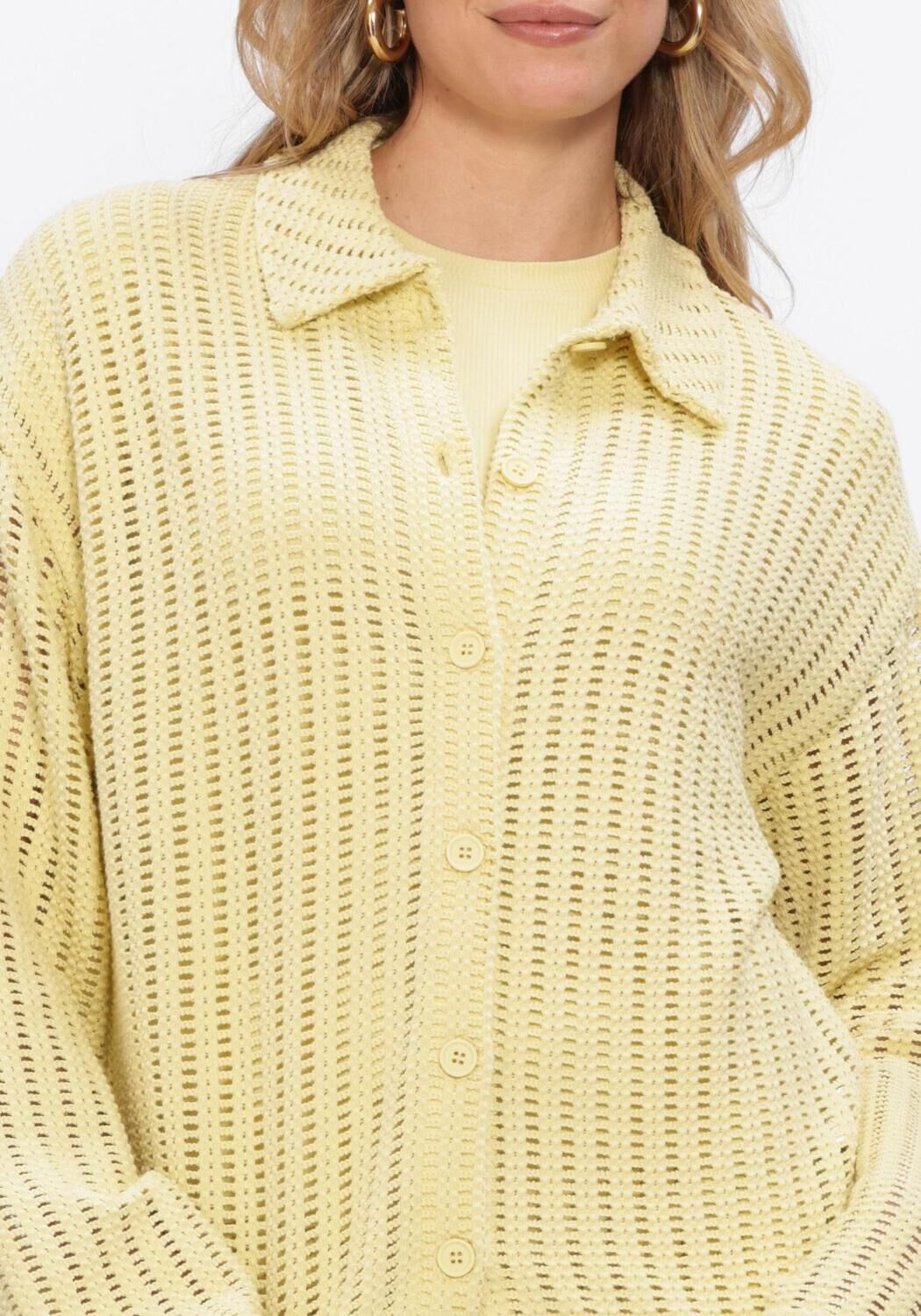 Gele EDITED Blouses NEO POLO SHIRT - large