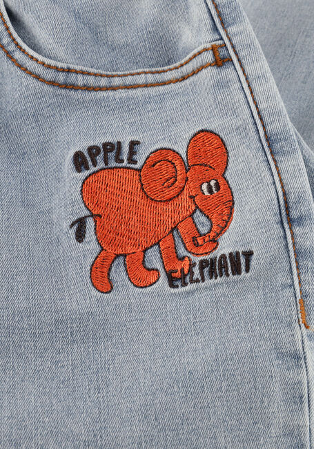 Grijze Jelly Mallow Straight leg jeans ELEPHANT BRUSHED DENIM PANTS - large