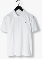 Witte PUREWHITE Polo POLO WITH BUTTON PLACKET AND SMALL PRINT ON CHEST