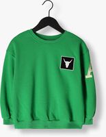 Groene ALIX MINI Sweater KIDS KNITTED PATCH SWEATER - medium