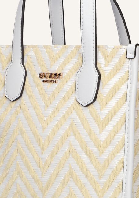 Witte GUESS Handtas SILVANA 2 COMPARTMENT MINI TOTE Witte GUESS Handtas SILVANA 2 COMPARTMENT MINI TOTE - large