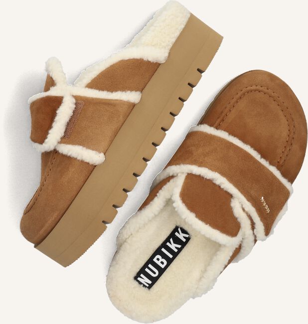 Cognac NUBIKK Pantoffels TEDDY CHUNKY FUR Cognac NUBIKK Pantoffels TEDDY CHUNKY FUR - large