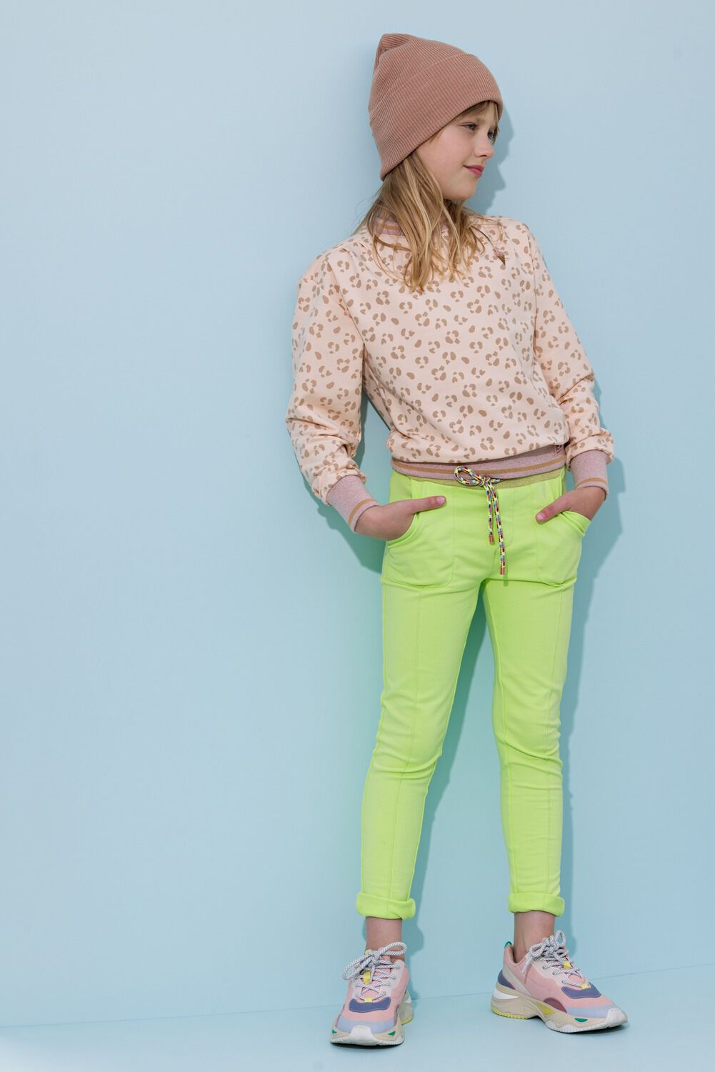 Groene NONO Joggingbroek SECLER FULL LENGHT SWEAT PANTS - large