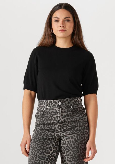 Zwarte Y.A.S. Trui YASLENA SS KNIT PULLOVER S. NOOS - large