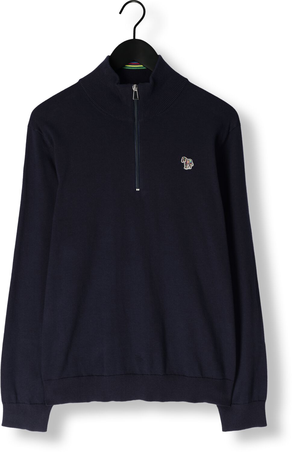PS PAUL SMITH Heren Truien & Vesten Mens Sweater Zip Neck Zeb Bad Blauw