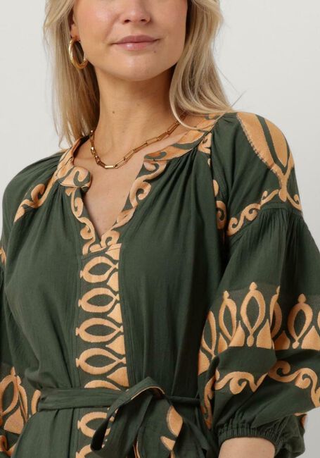 Khaki NEMA Midi jurk ANISA - large