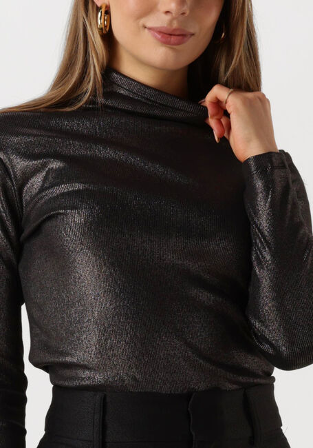 Zwarte MY ESSENTIAL WARDROBE Coltrui KALIRAMW ROLLNECK BLOUSE - large
