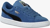 Blauwe PUMA Lage sneakers SUEDE JR - medium