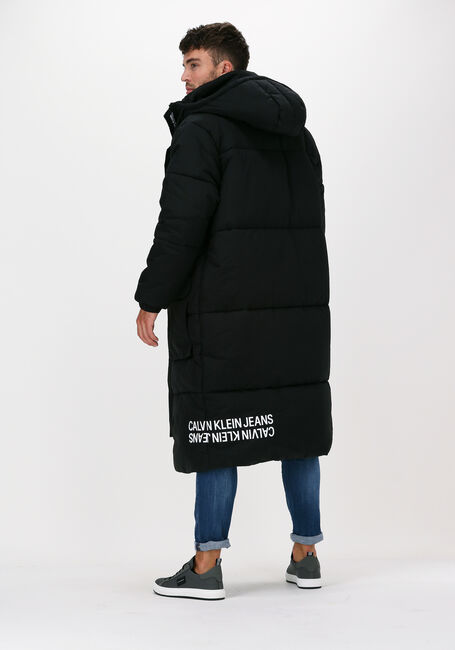 Zwarte CALVIN KLEIN Gewatteerde jas SUSTAINABLE CRINKLE PARKA - large