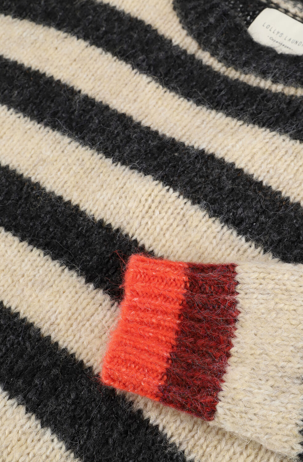 Grijze LOLLYS LAUNDRY Trui TERRY JUMPER - large