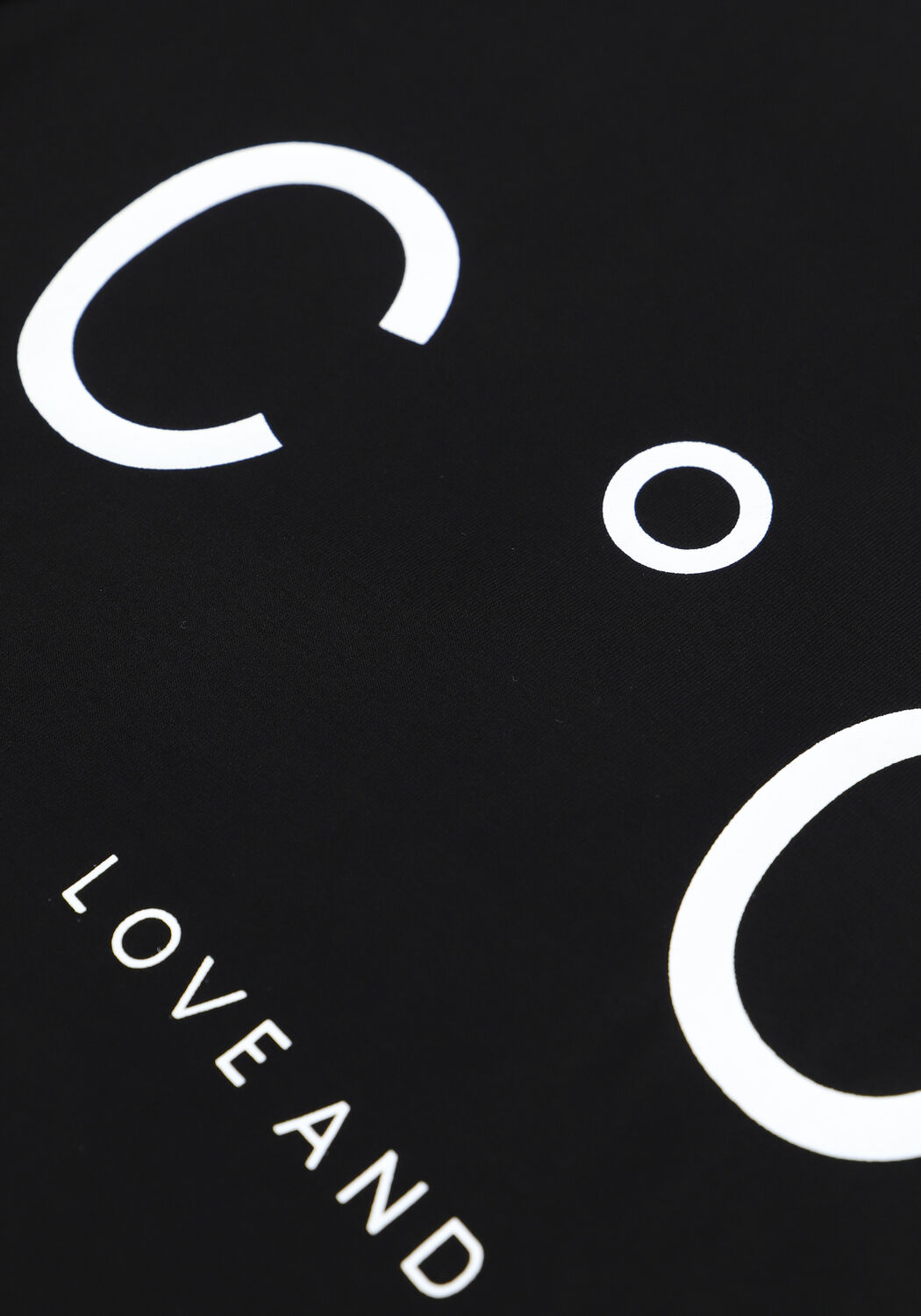 Zwarte CO'COUTURE T-shirt COCO SIGNATURE TEE - large