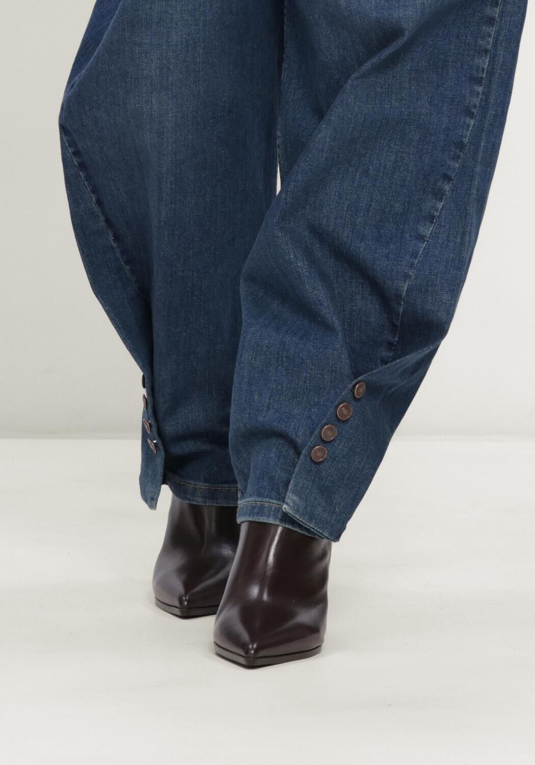 Blauwe EST'SEVEN Wide jeans LOUA DENIM 26 - large