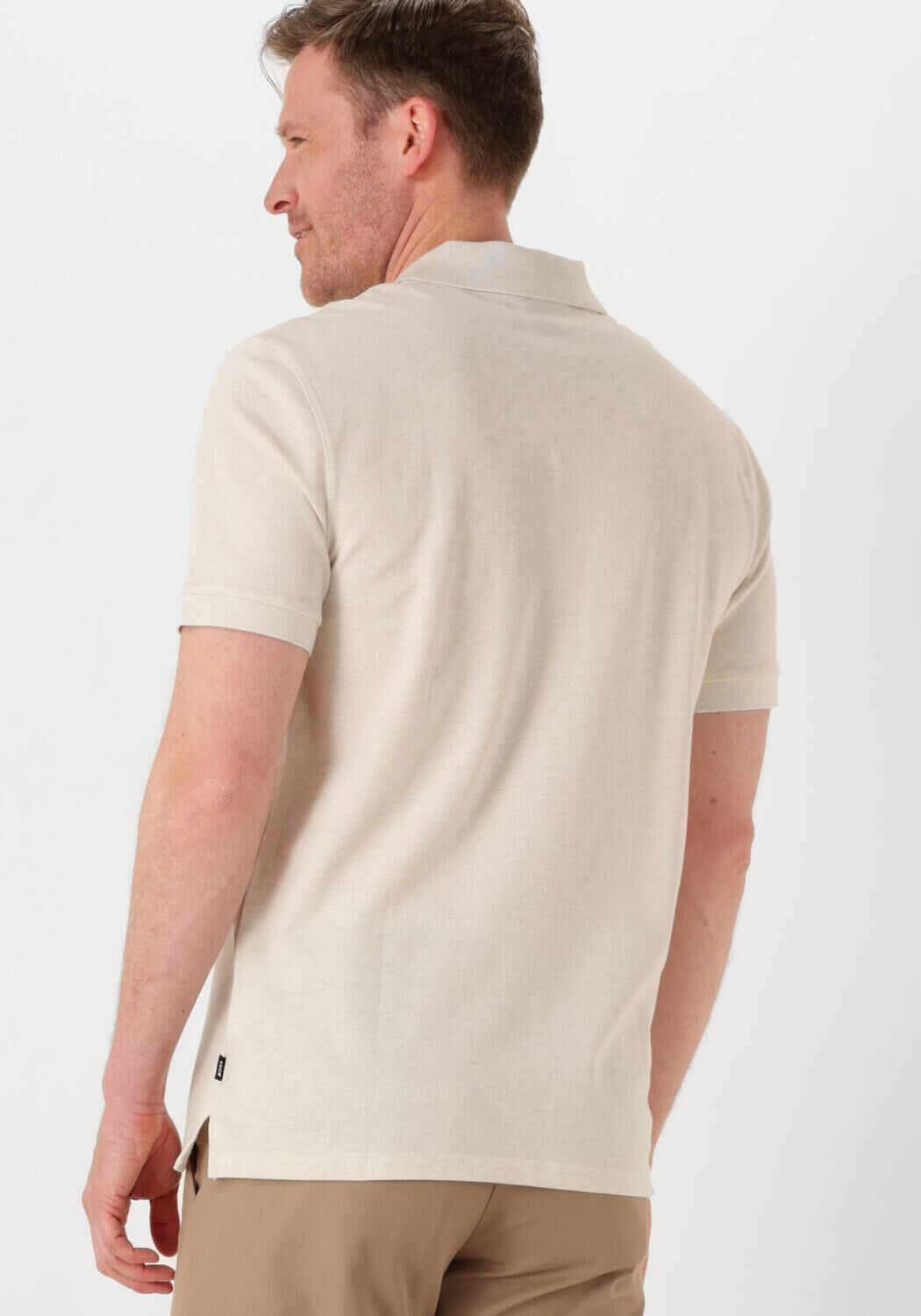 BOSS BLACK Heren Polo's & T-shirts Pallas Gebroken Wit