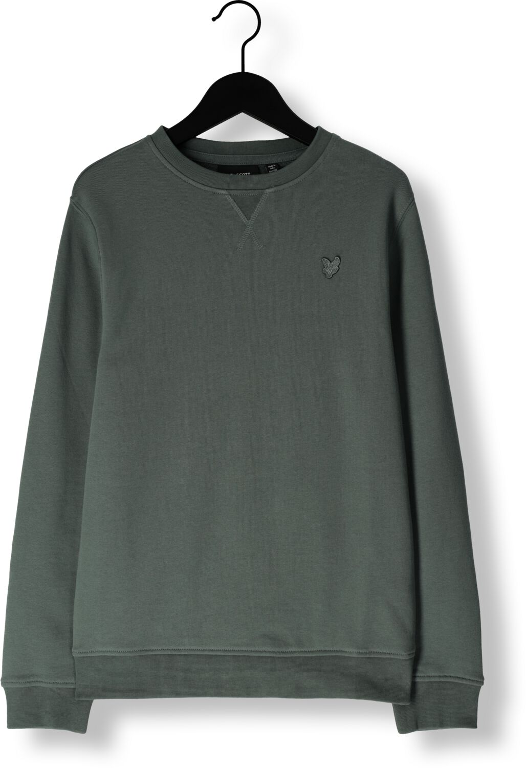 LYLE & SCOTT Jongens Truien & Vesten Tonal Crew Neck Sweatshirt Groen