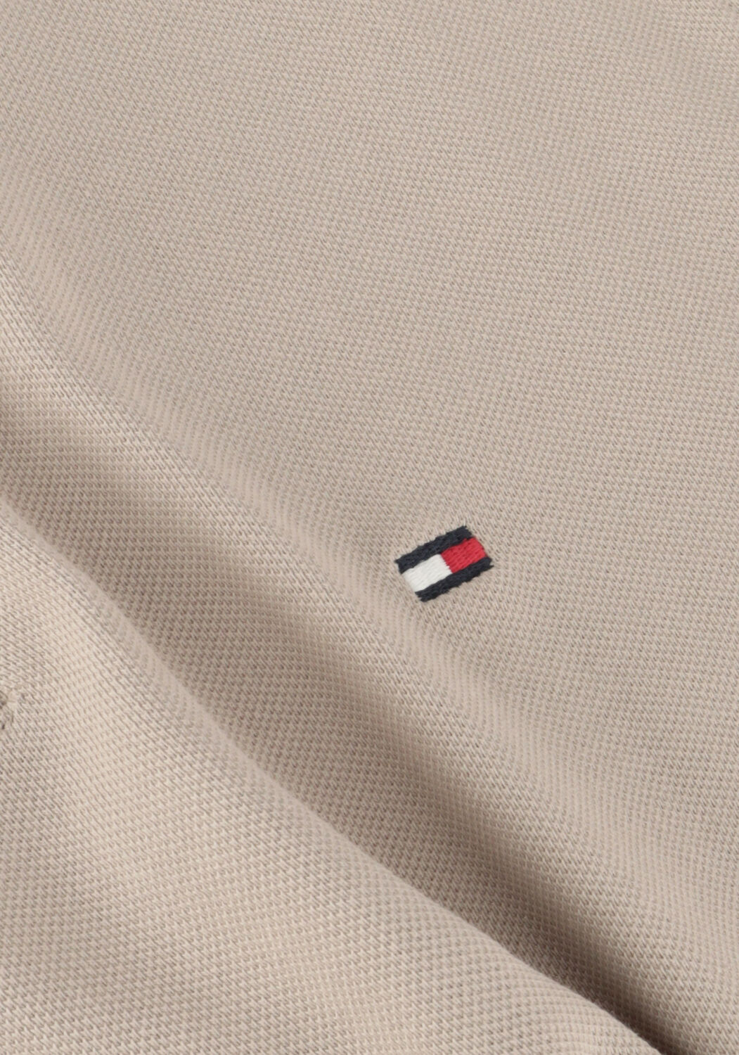 Beige TOMMY HILFIGER Polo 1985 SLIM POLO - large