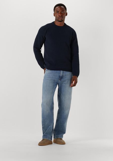 Donkerblauwe DSTREZZED Trui NEILL BIG CHENILLE - large