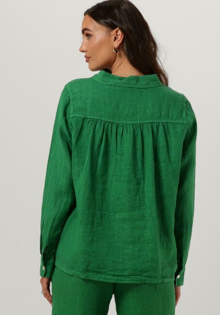 Groene BY-BAR Blouses IRENE LINEN LS BLOUSE - large