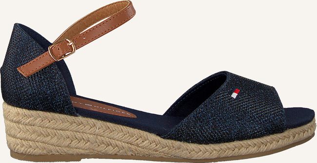 Blauwe TOMMY HILFIGER Platte sandalen ROPE WEDGE SANDAL Blauwe TOMMY HILFIGER Platte sandalen ROPE WEDGE SANDAL - large