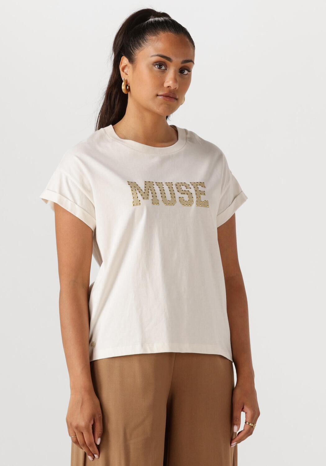 NUKUS Dames Tops & T-shirts Lou Shirt Wit